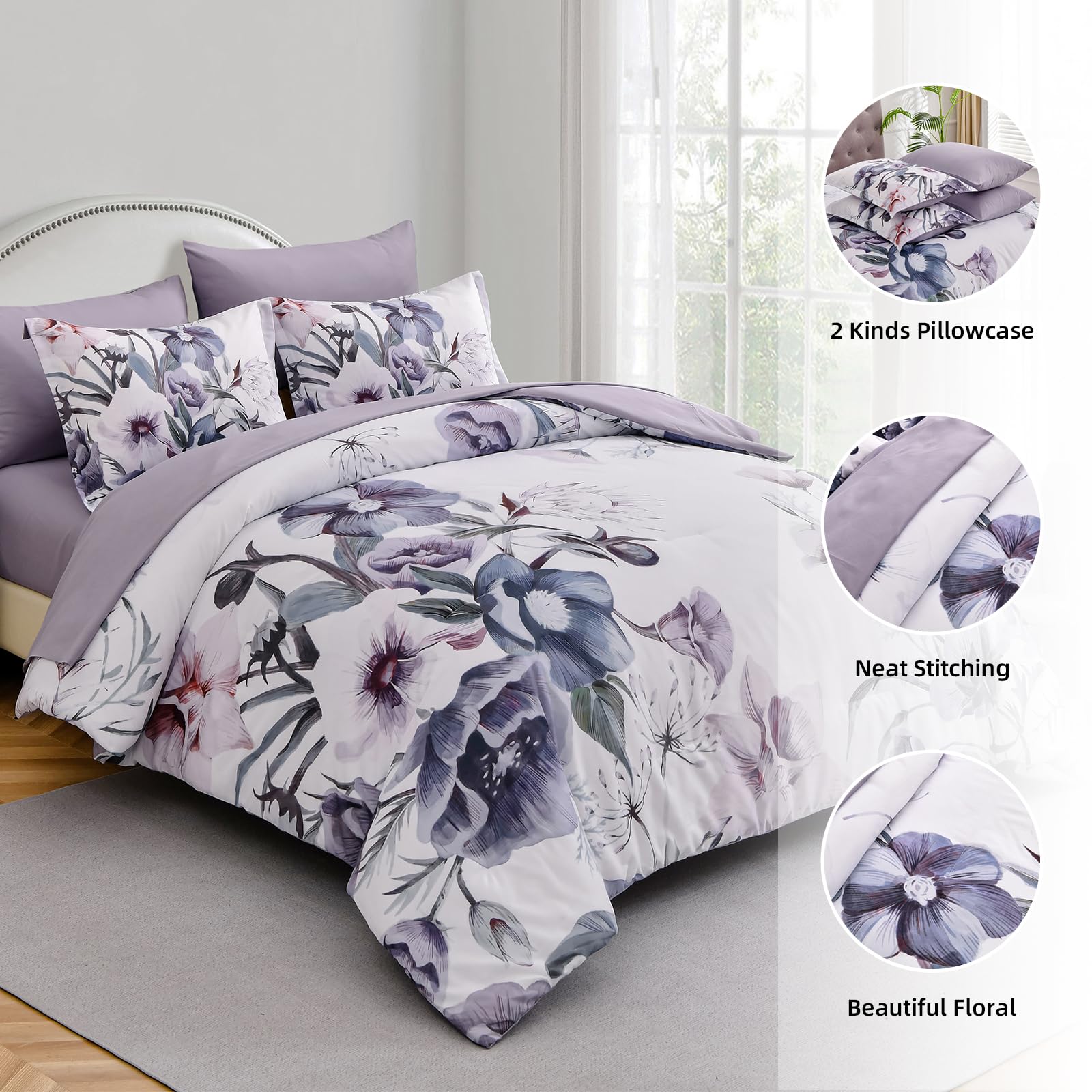 Luxudecor easy-care bedding machine washable and quick to refresh.