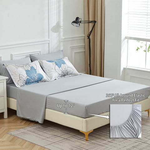 Luxudecor standard pillowcases 20x30 keep pillows clean and tidy.