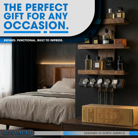 LUXVAULT gift-ready organizer for men and women, ideal for stylish gifting.