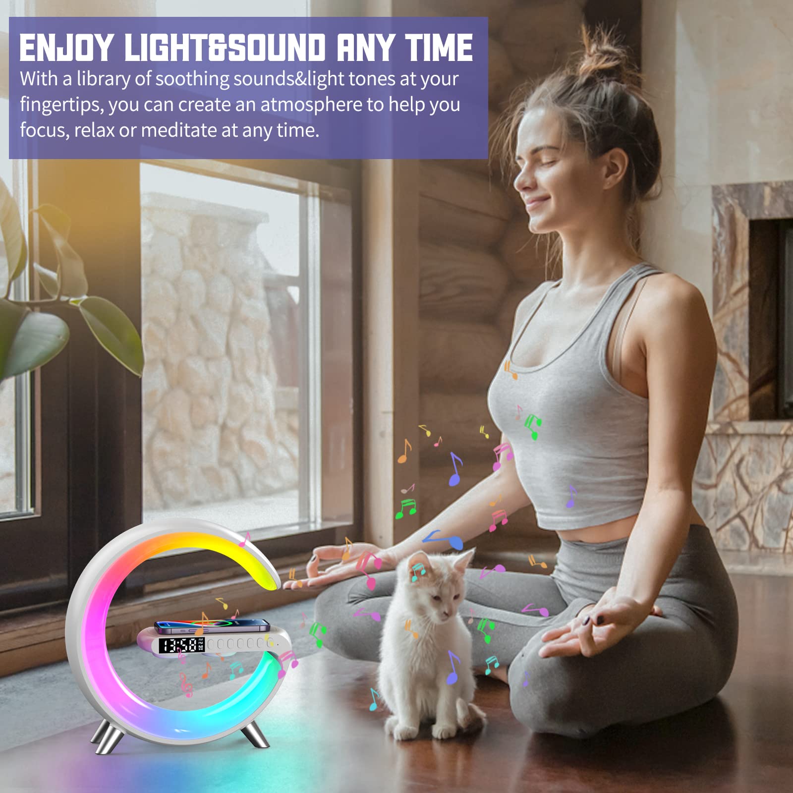 Luyfren all-in-one hub blends lighting and Bluetooth audio