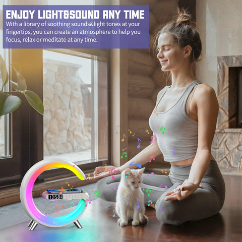 Luyfren all-in-one hub blends lighting and Bluetooth audio