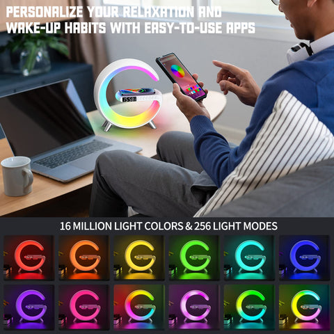 Luyfren lamp offering gentle wake-up with soft light