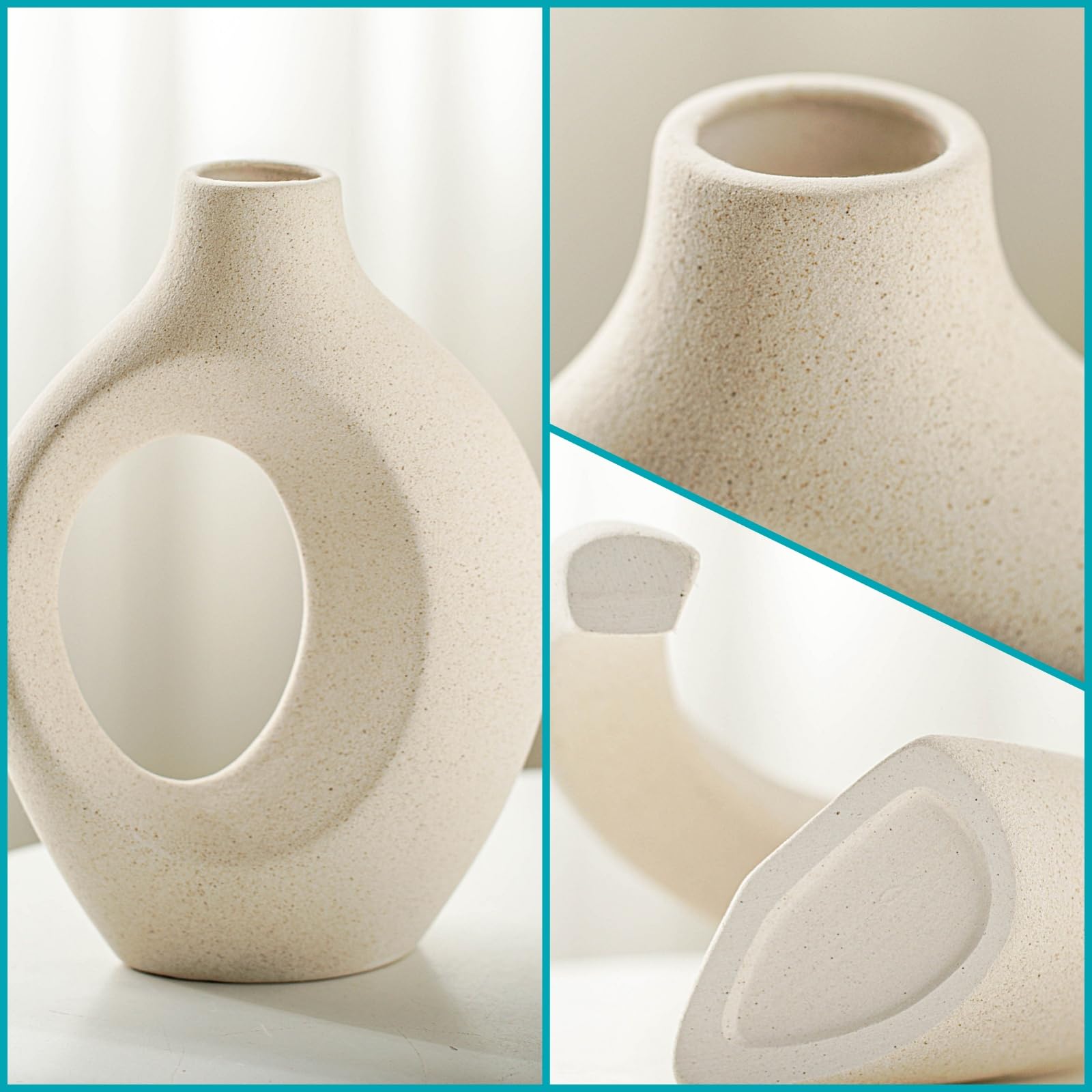 Lvases Snuggle Hollow art-scene vase doubles as a decorative piece.