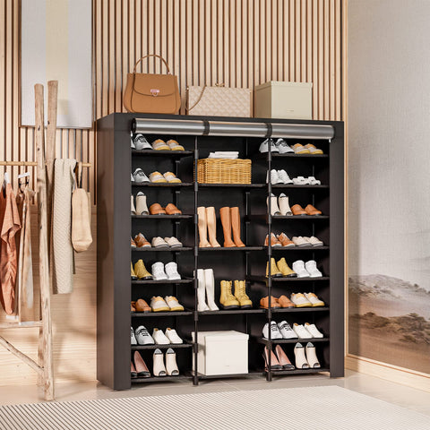 LVNIUS organized entryway and garage storage reduces clutter and saves space.