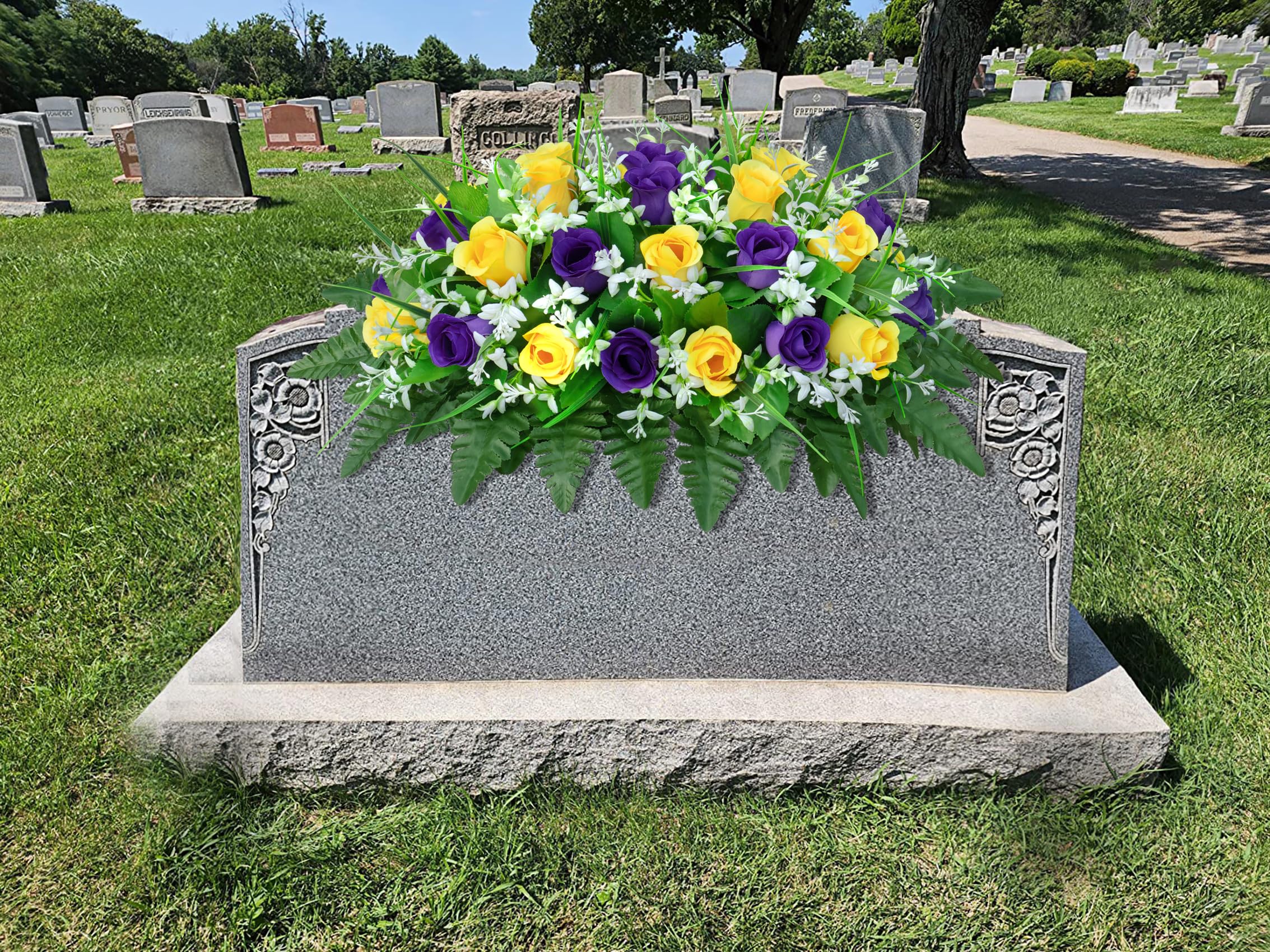 LVXINLI 34-rose-rich bouquet with greenery creates a full, lush display.