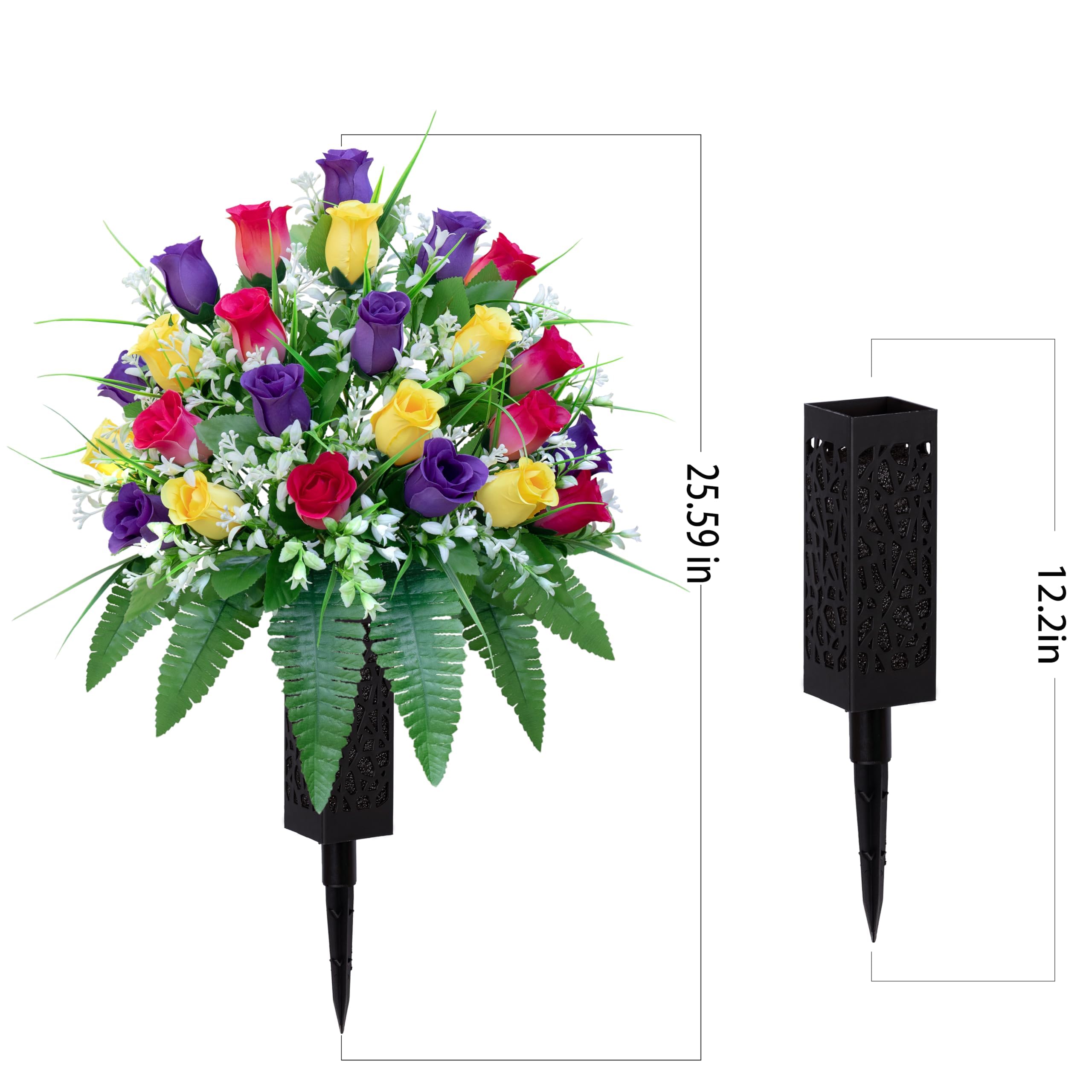 LVXINLI durable artificial roses maintain vivid color over time.