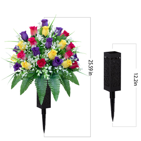 LVXINLI durable artificial roses maintain vivid color over time.