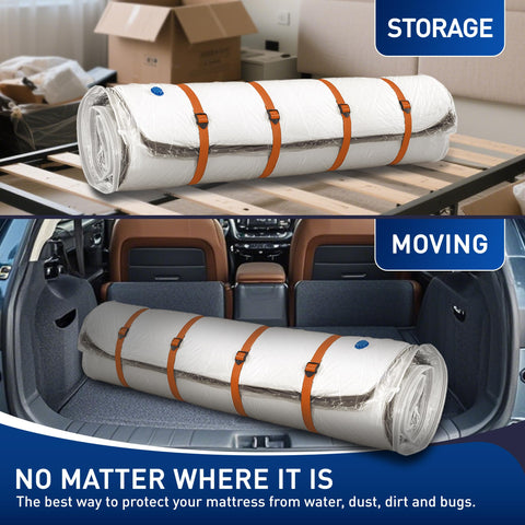 LVYSHOW compatible with memory foam and latex mattresses maintains compact form.