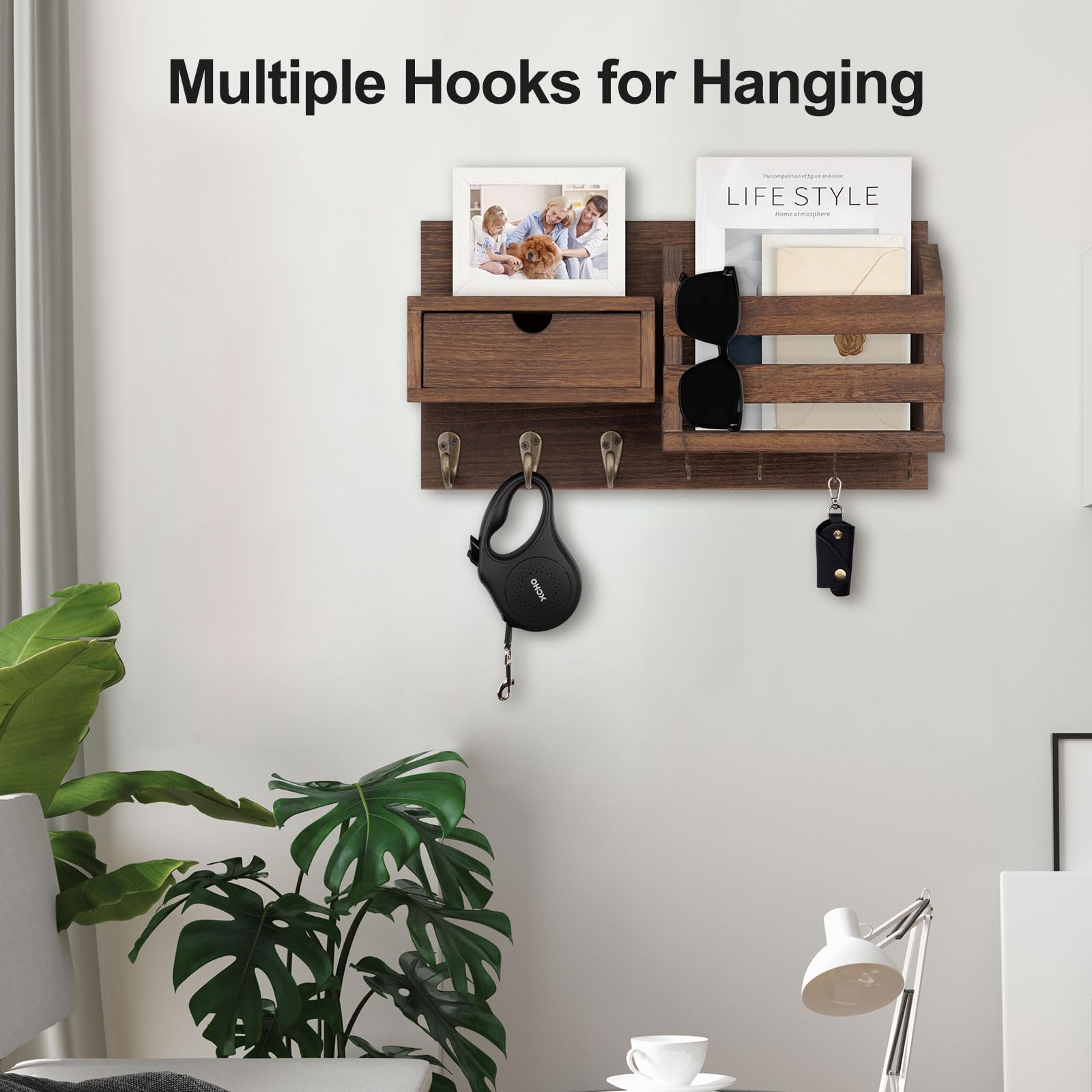 Lwenki entryway decor blends practical storage with warm, stylish appeal