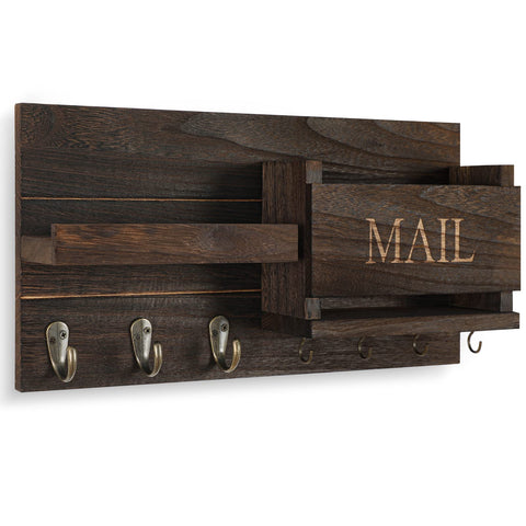 Lwenki key holder shelf provides quick access to keys and sunglasses.