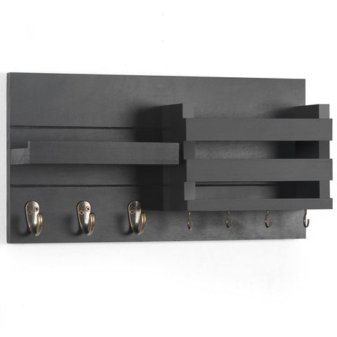Lwenki sunglasses shelf keeps shades handy at the front door.