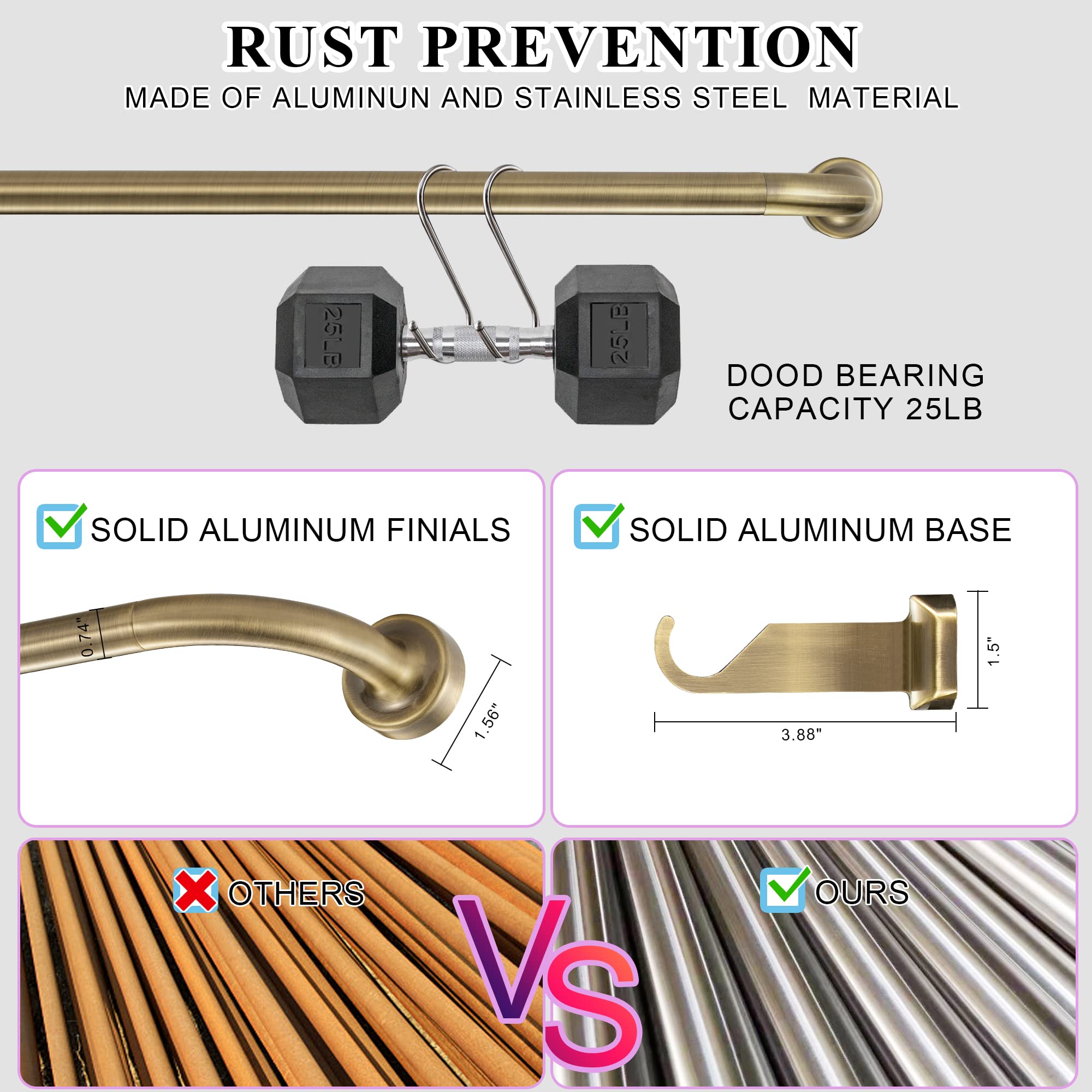 Lwiiom durable finish resists scratching and maintains shine over time.