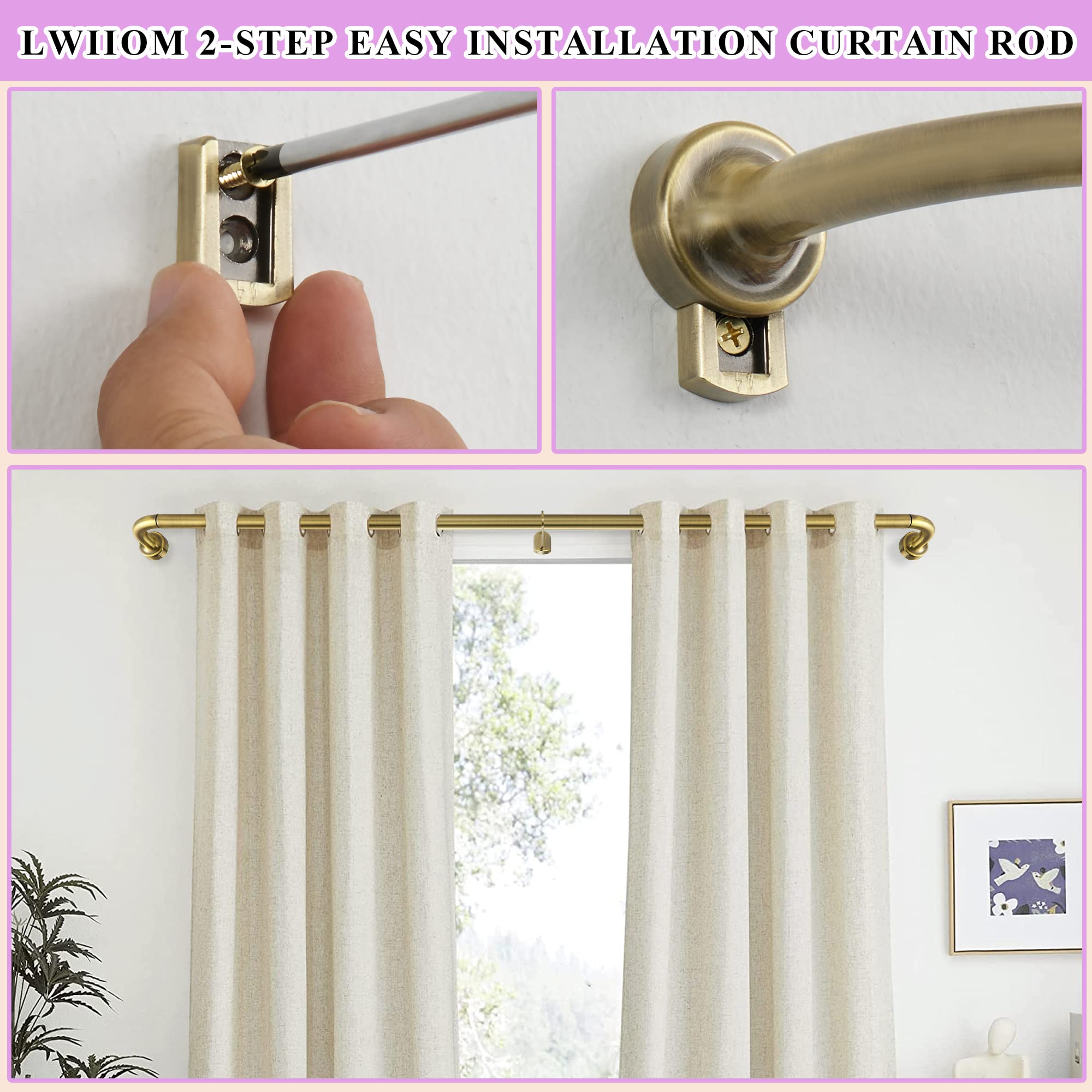 Lwiiom hidden installation base creates a seamless curtain setup.