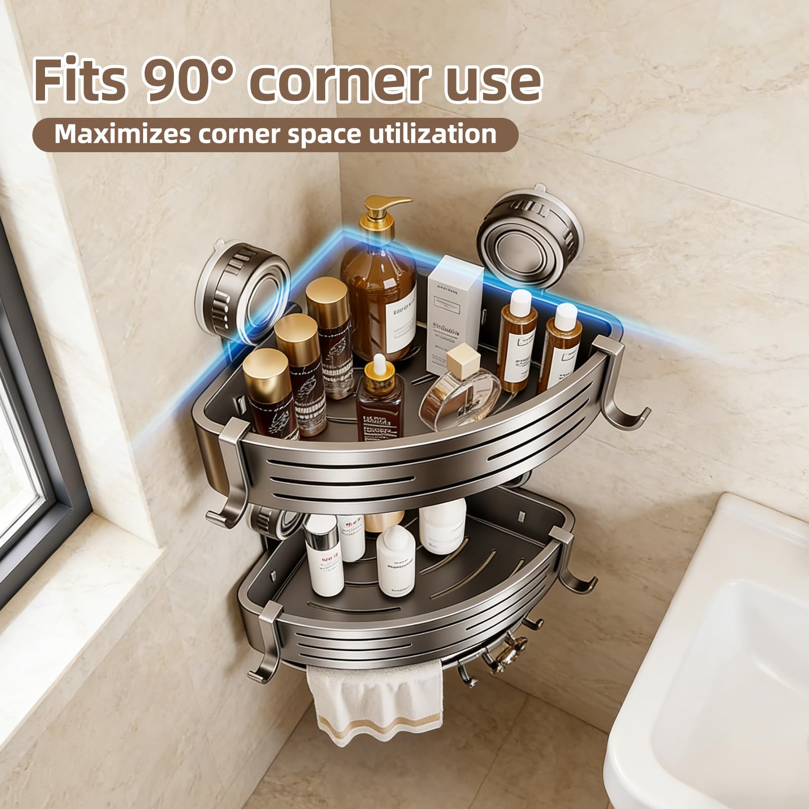 LxBrillxiant adjustable removable shelf fits varying bottle heights.