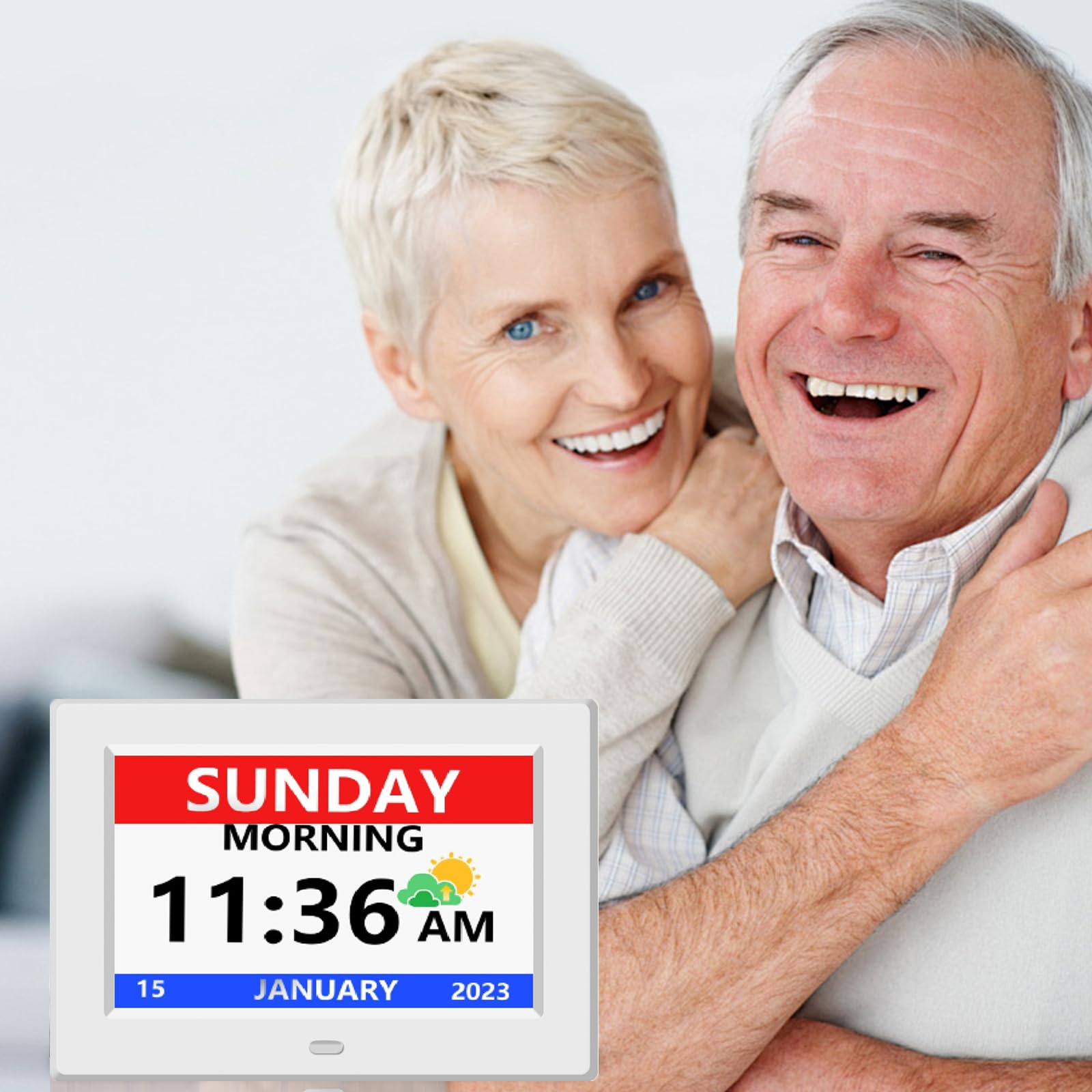 LXBYJKJ multi-display mode shows calendar, time, and date at a glance.