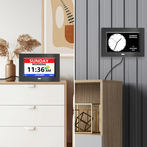 LXBYJKJ clock brightness adjustment for comfortable viewing