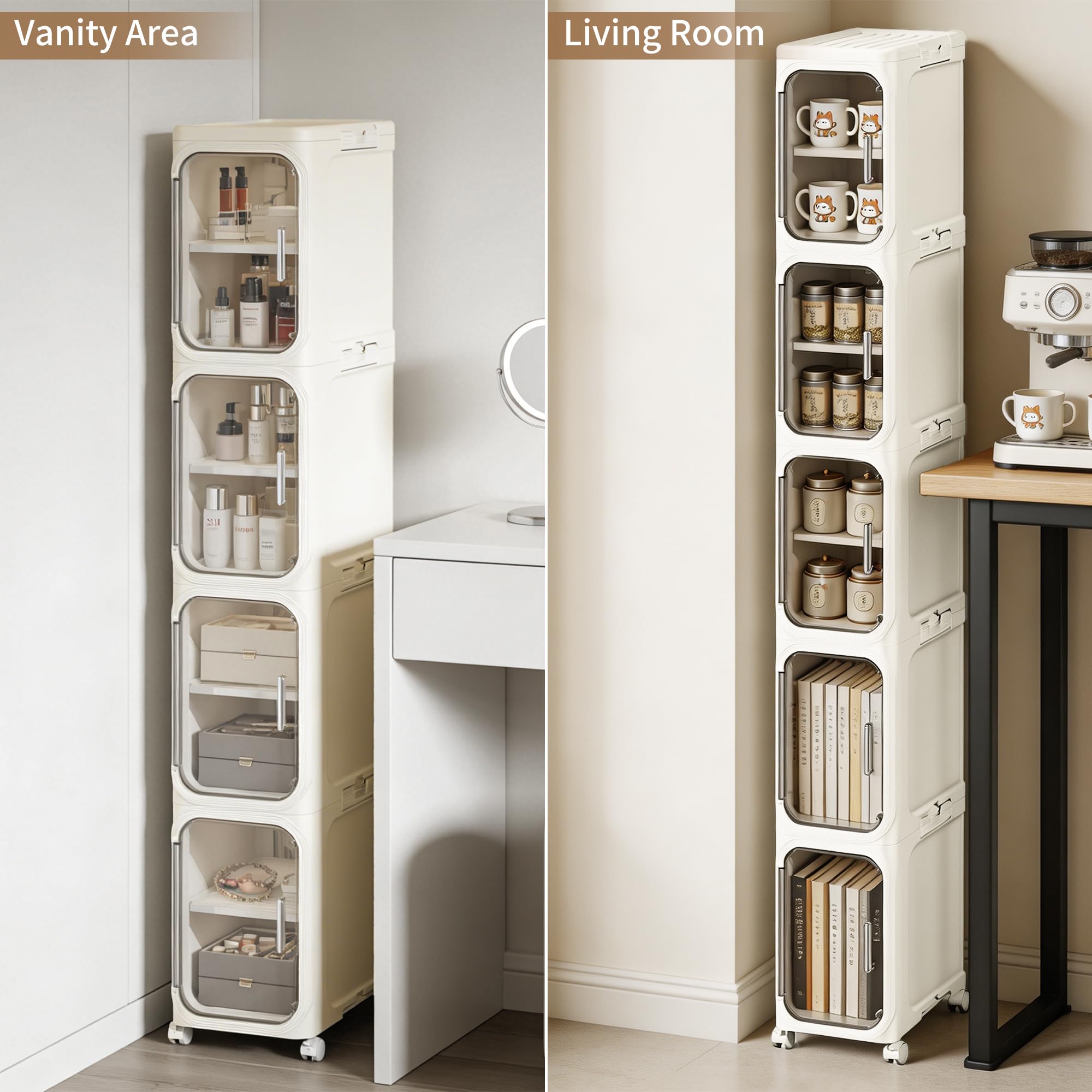 LXLXXL bathroom cabinet with durable construction for daily organizing.
