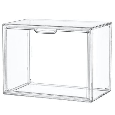 LXLXXL clear acrylic display case front view for maximum visibility