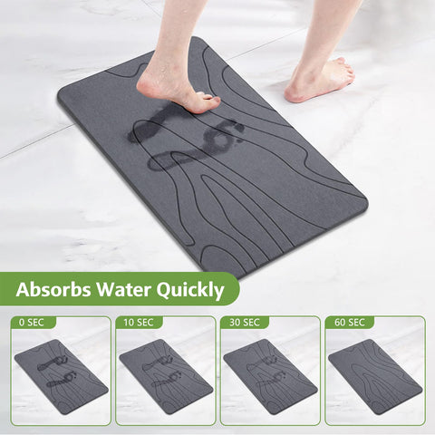 Lydia's Deal non-slip base provides stable footing on wet surfaces.