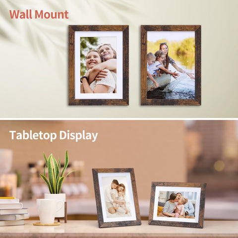 Lyeasw plexiglass cover protects photos from dust and scratches.