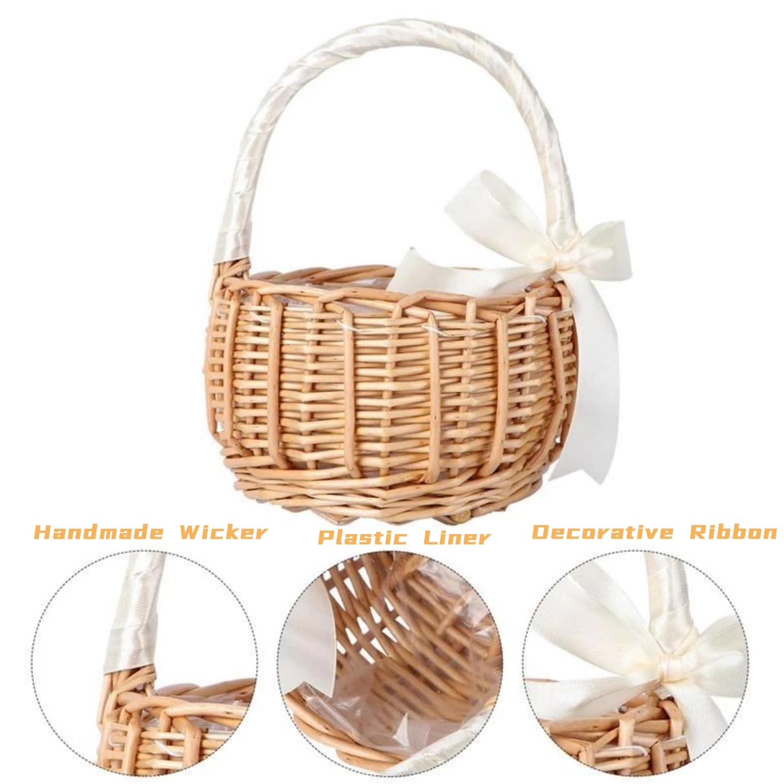 Lyellfe Easter eggs basket for candies creates festive, organized displays.
