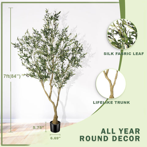 LYERSE Olive Tree fake fruits add lifelike detail with no upkeep