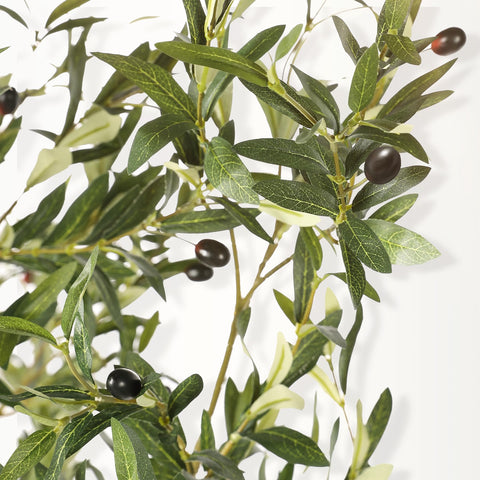 LYERSE Olive Tree textured trunk enhances realism for authentic home decor