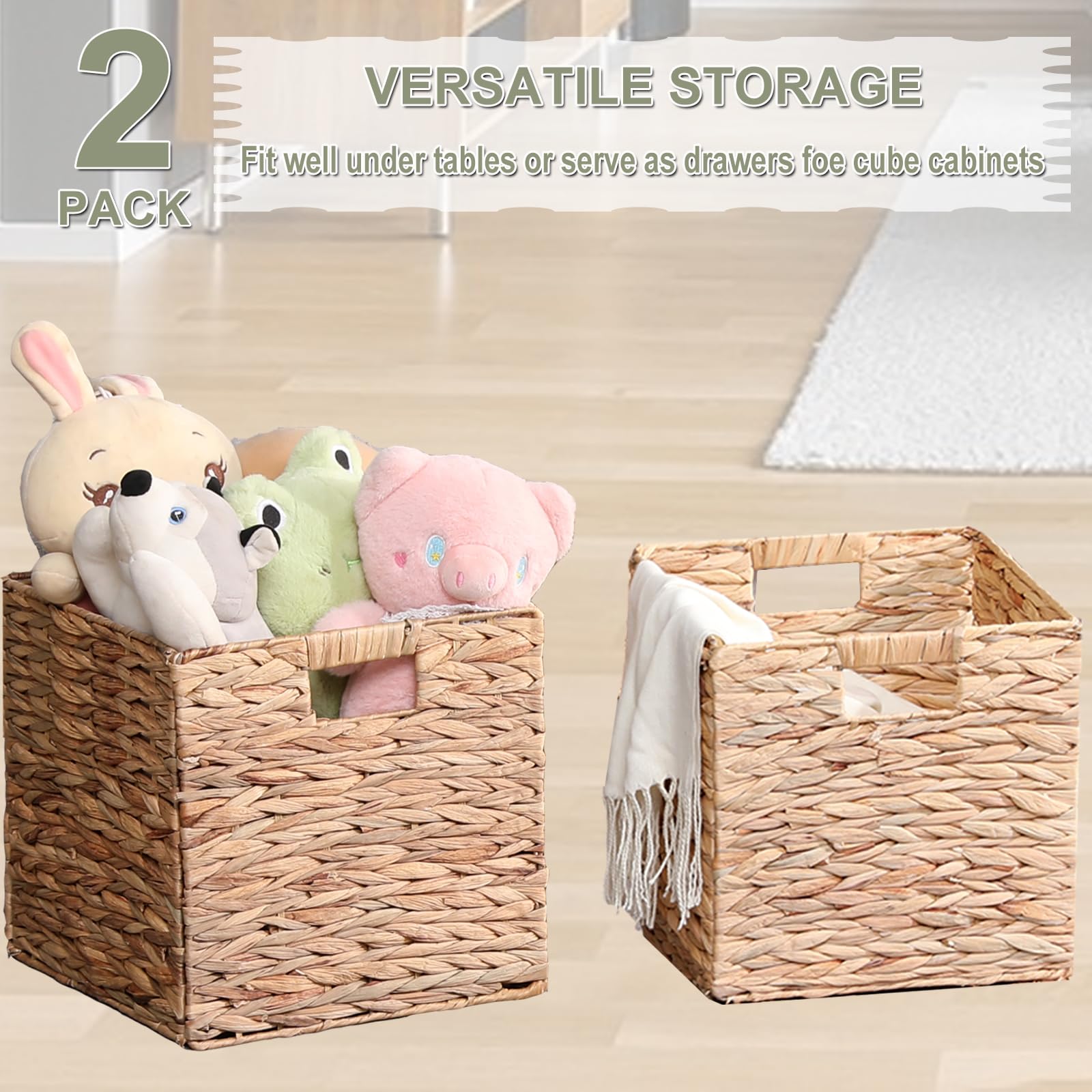 LYJWOO6D bedroom decor basket adds rustic charm while organizing