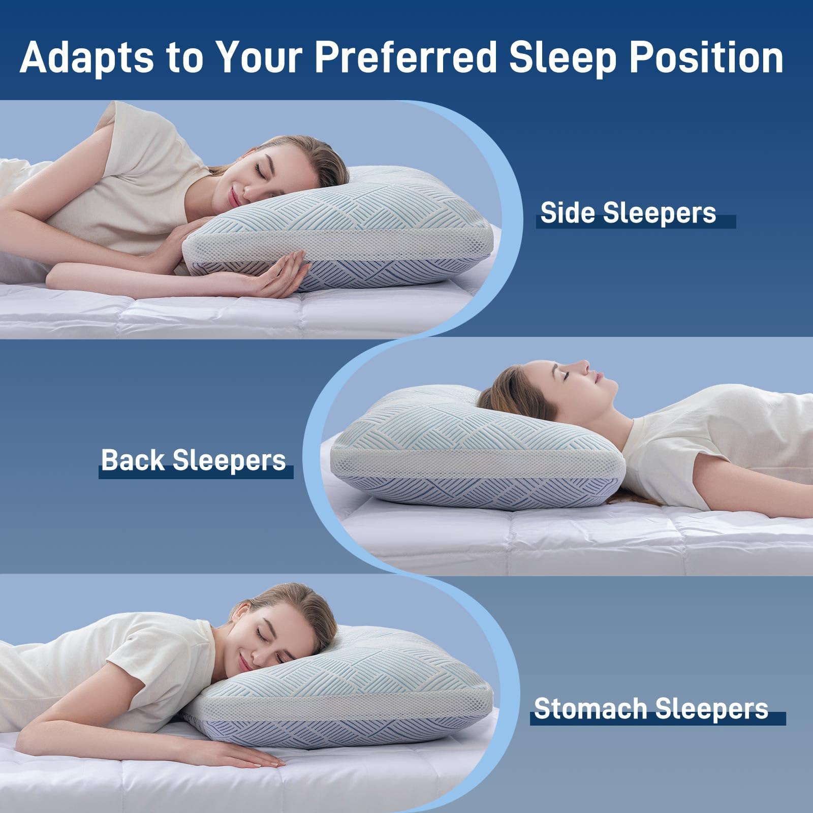 Lyralith hypoallergenic OEKO-TEX certified fill promotes a healthy, irritation-free sleep.