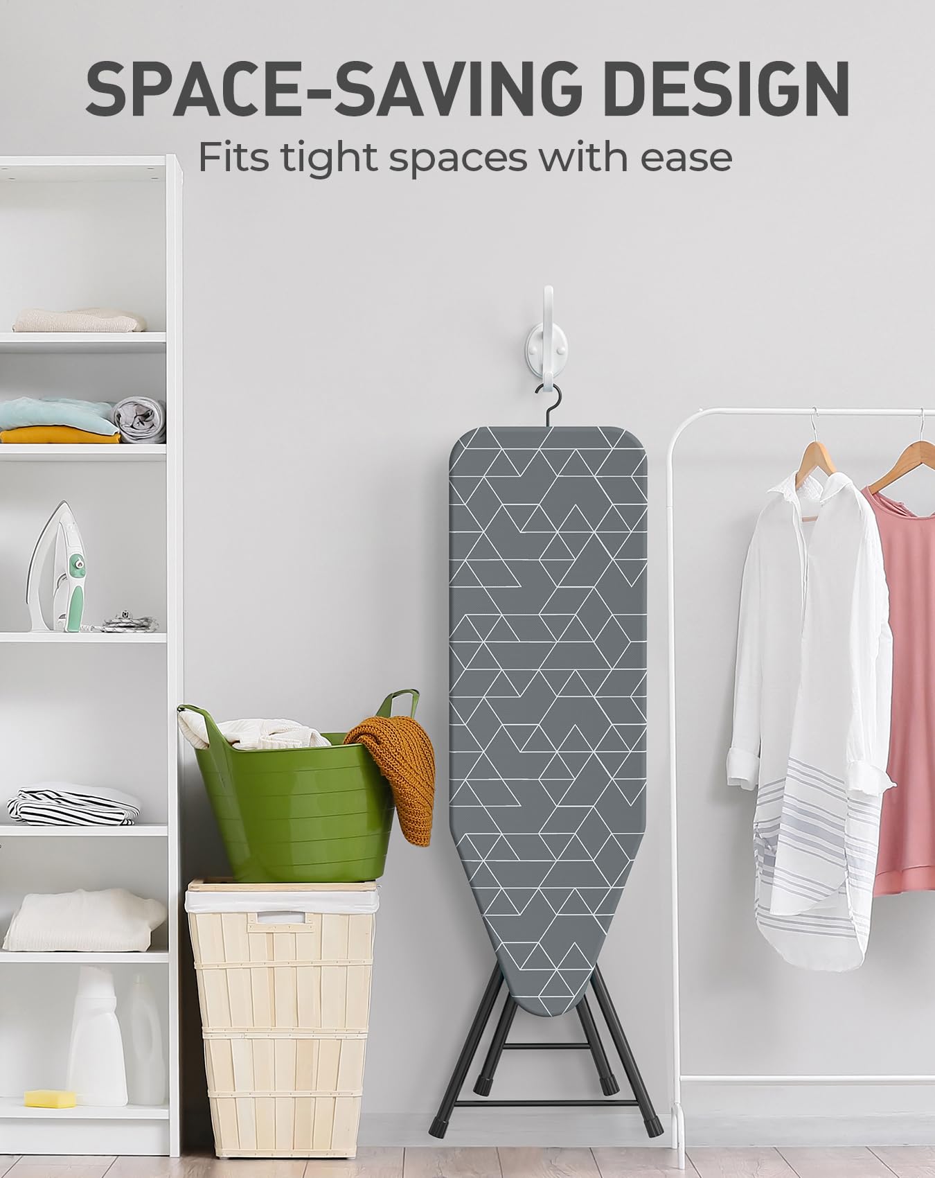 LyriFine easy-assembly board unfolds quickly without tools for immediate use.