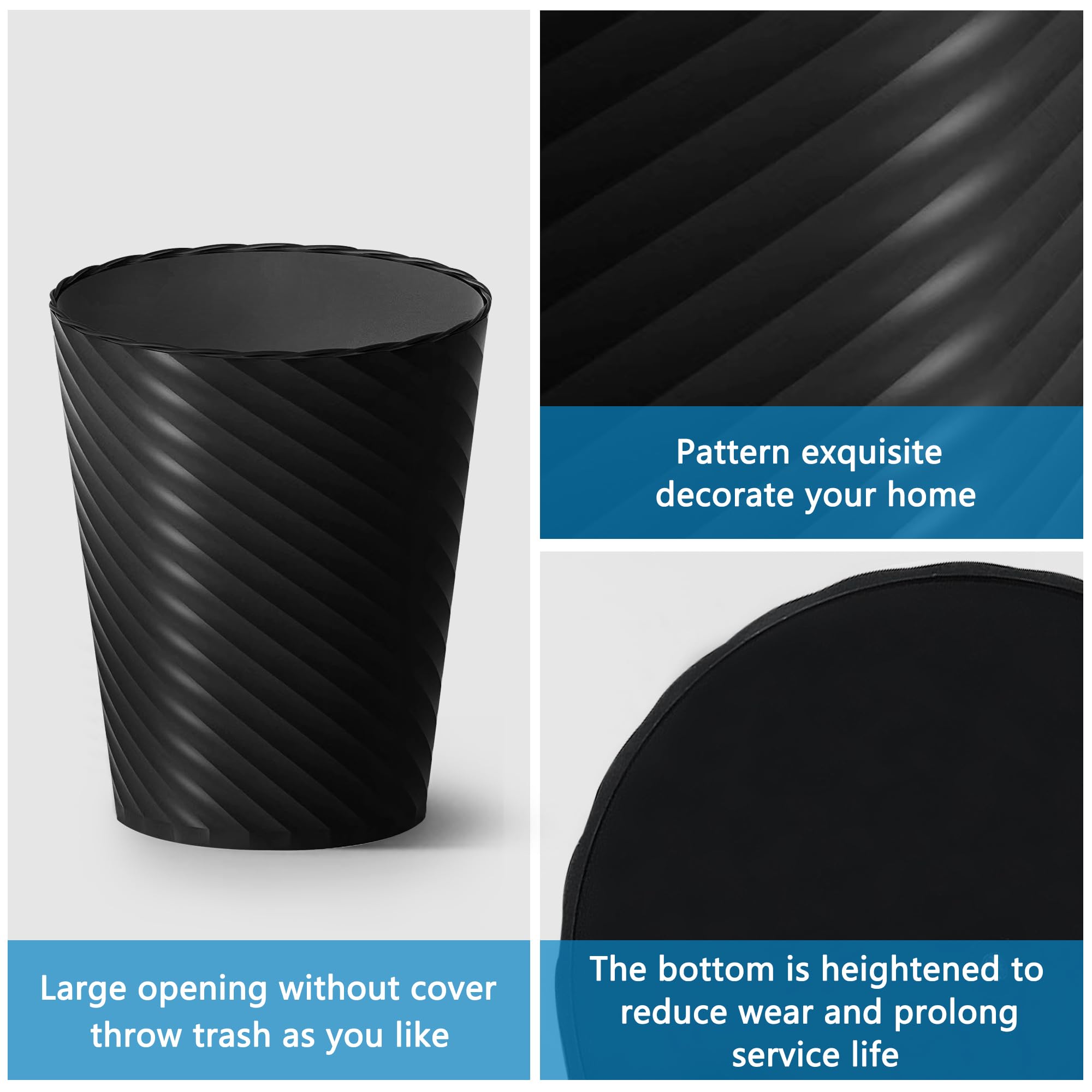 Lysam trash can doubles as flower pot or storage solution.