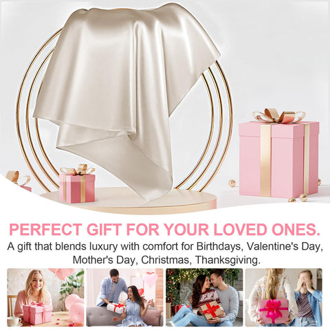 Hidden zipper ensures snug fit on LYSHIN silk pillowcase.