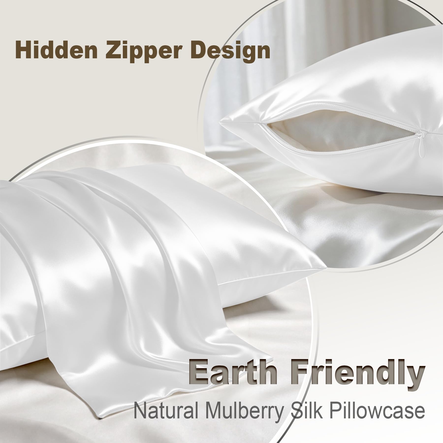 LYSHIN mulberry silk pillow cover with glossy finish for luxurious drape