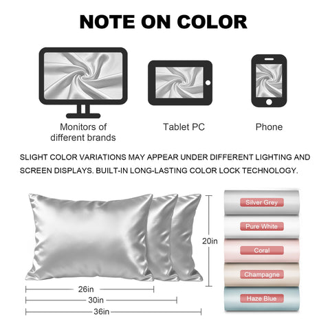 LYSHIN mulberry silk pillowcase supports gentle hair care and reduced friction.