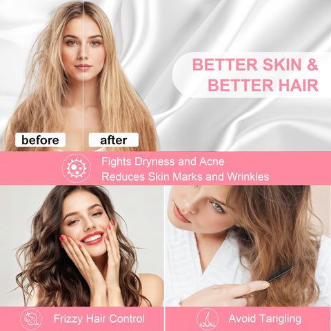 LYSHIN cooling silk pillow case helps you feel cooler on warm nights.