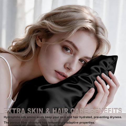 LYSHIN silk pillowcase provides cooling surface for balanced comfort