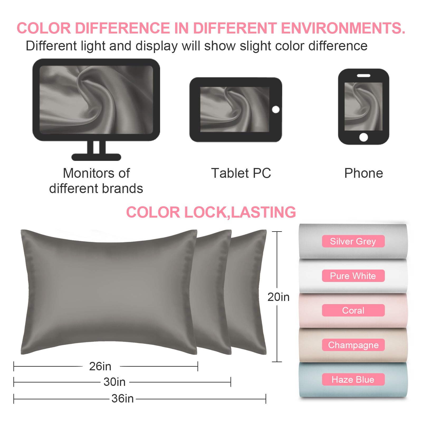LYSHIN silk pillowcase gift packaging suitable for birthdays or holidays.