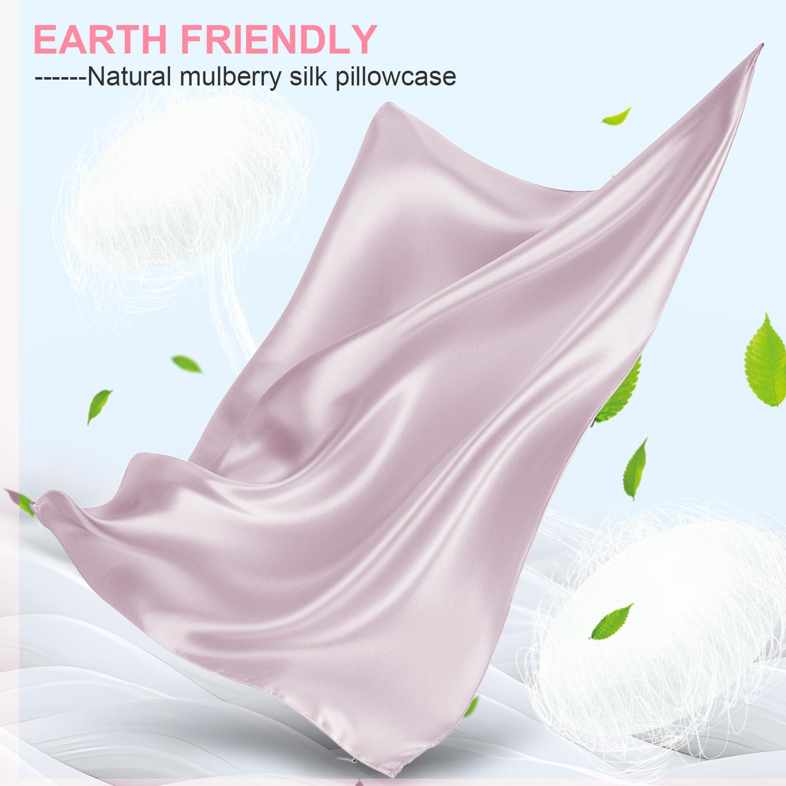 LYSHIN Mulberry silk pillowcase showcasing glossy craft and durable drape
