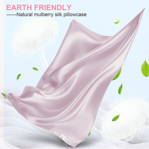 LYSHIN Mulberry silk pillowcase showcasing glossy craft and durable drape