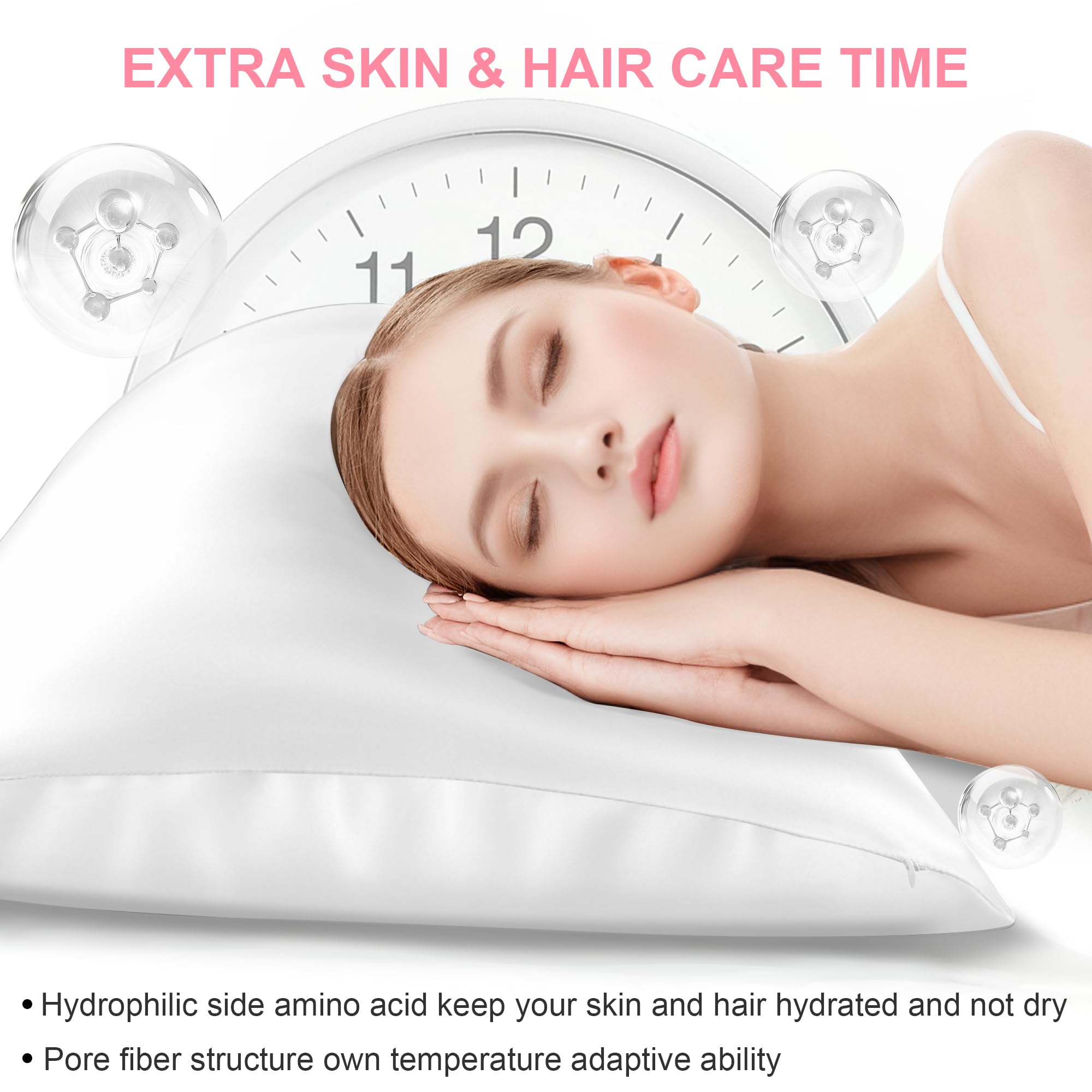 LYSHIN glossy silk pillowcase demonstrates luxurious drape and durability