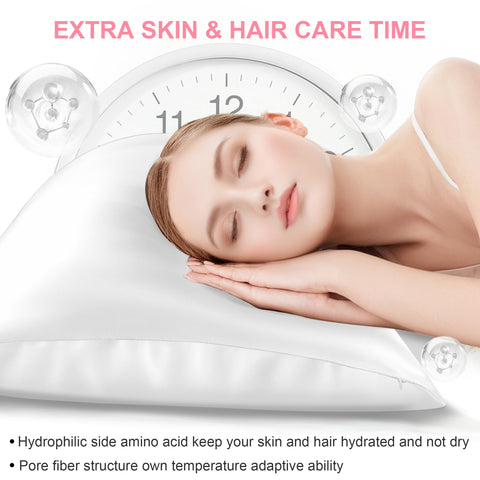 LYSHIN glossy silk pillowcase demonstrates luxurious drape and durability