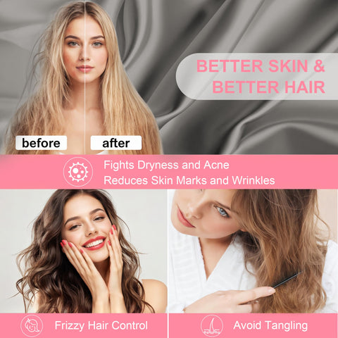 LYSHIN silky surface supports hair care and skin comfort by reducing friction.