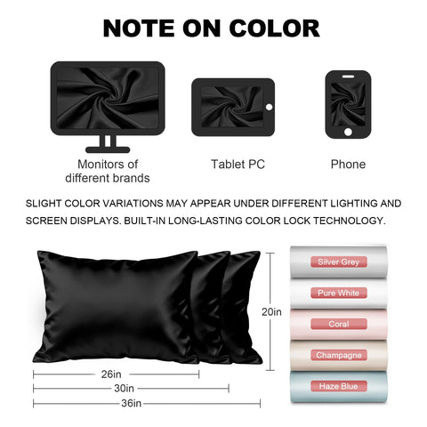 LYSHIN silky surface delivers smooth contact for face and pillow