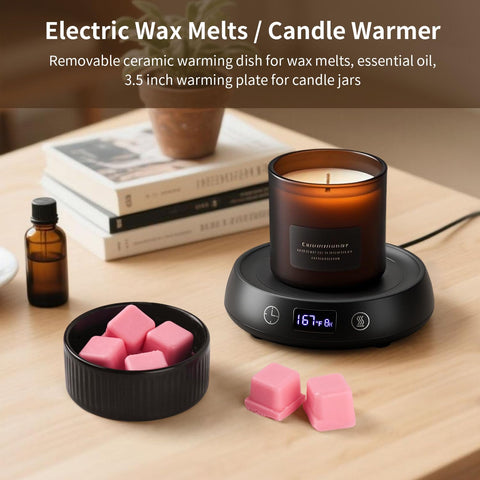 Lyty wax warmer with adjustable temperature settings for controlled fragrance release.