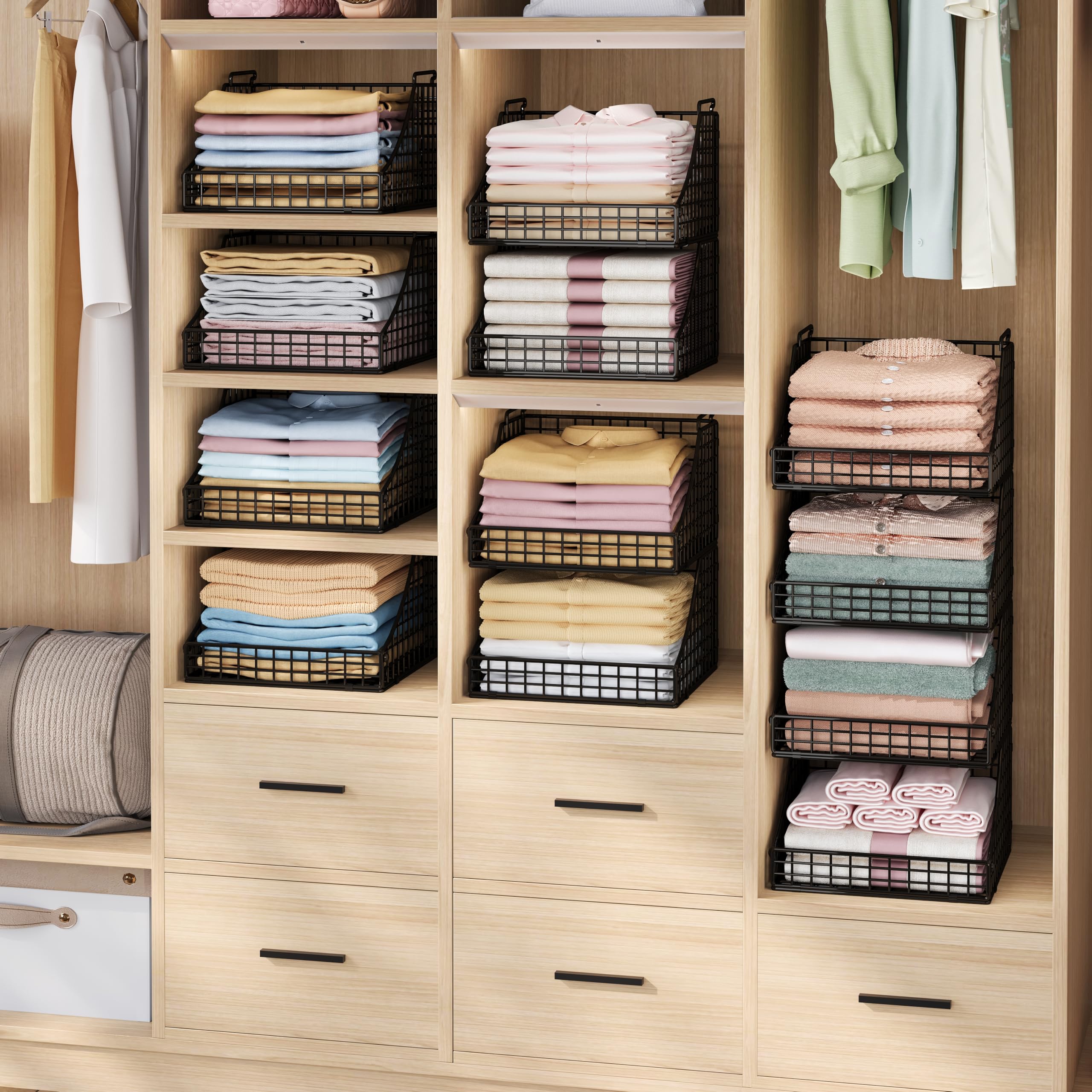 Lyuwanxian 4-tier stackable setup on shelf