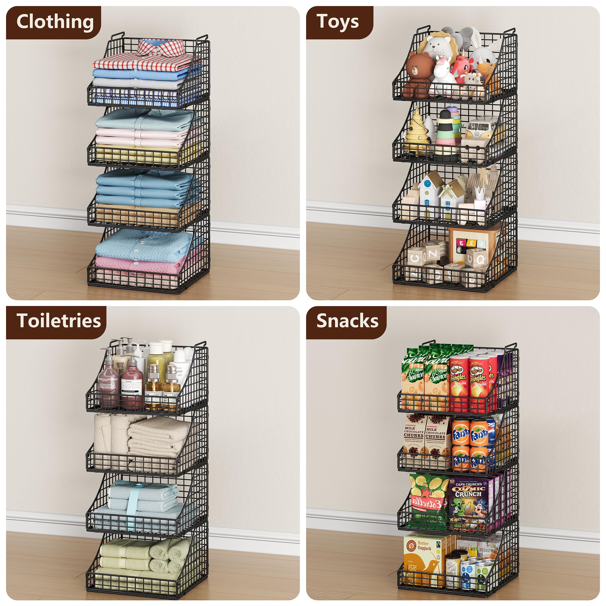 Lyuwanxian open-view baskets help locate items quickly