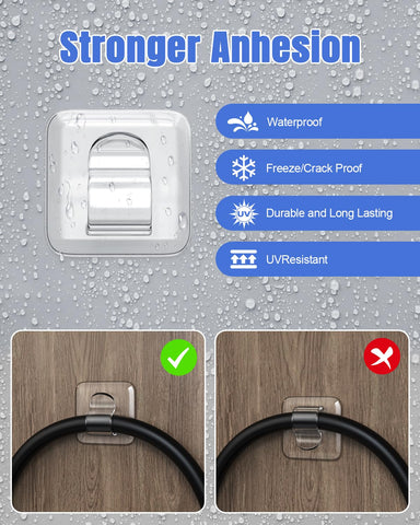 LZC easy-install clip requires no tools for fast string light setup.
