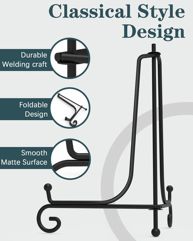 Lzerking decorative plate display stand showcases collections elegantly.