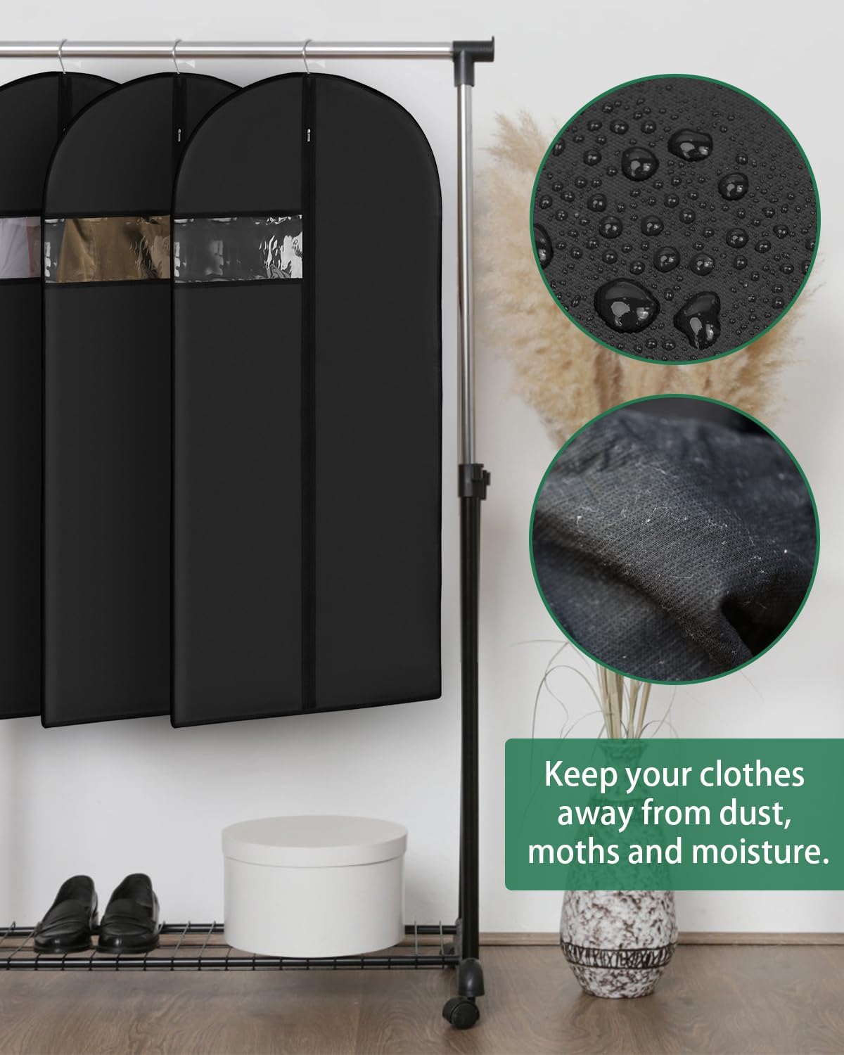 Lzerking 8-pack offers organized coverage for closet rotation.