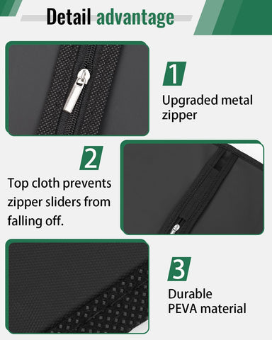 Lzerking PEVA fabric is soft, washable, and odorless for reuse.